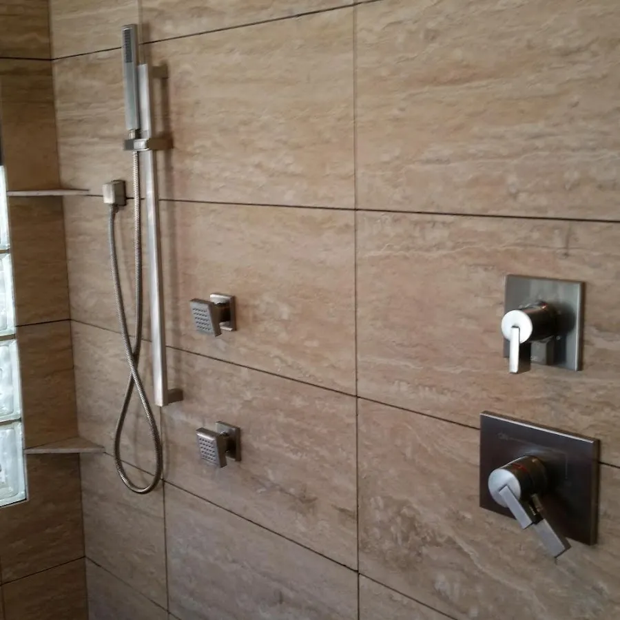 Shower fixture installation for Water Heater Replacement in Logan